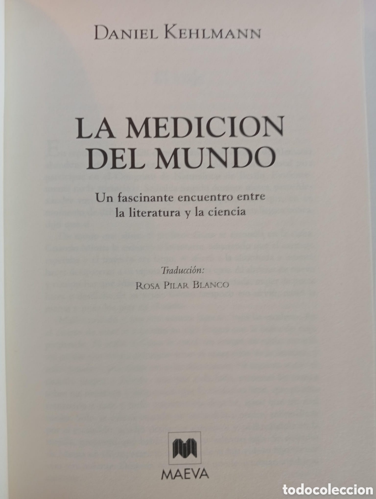 Libros de segunda mano de ciencias: La medici&oacute;n del mundo - Kehlmann, Daniel. - Foto 3