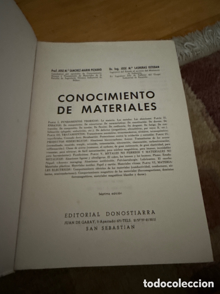 Libros de segunda mano de ciencias: Conocimiento de Materiales - Foto 3