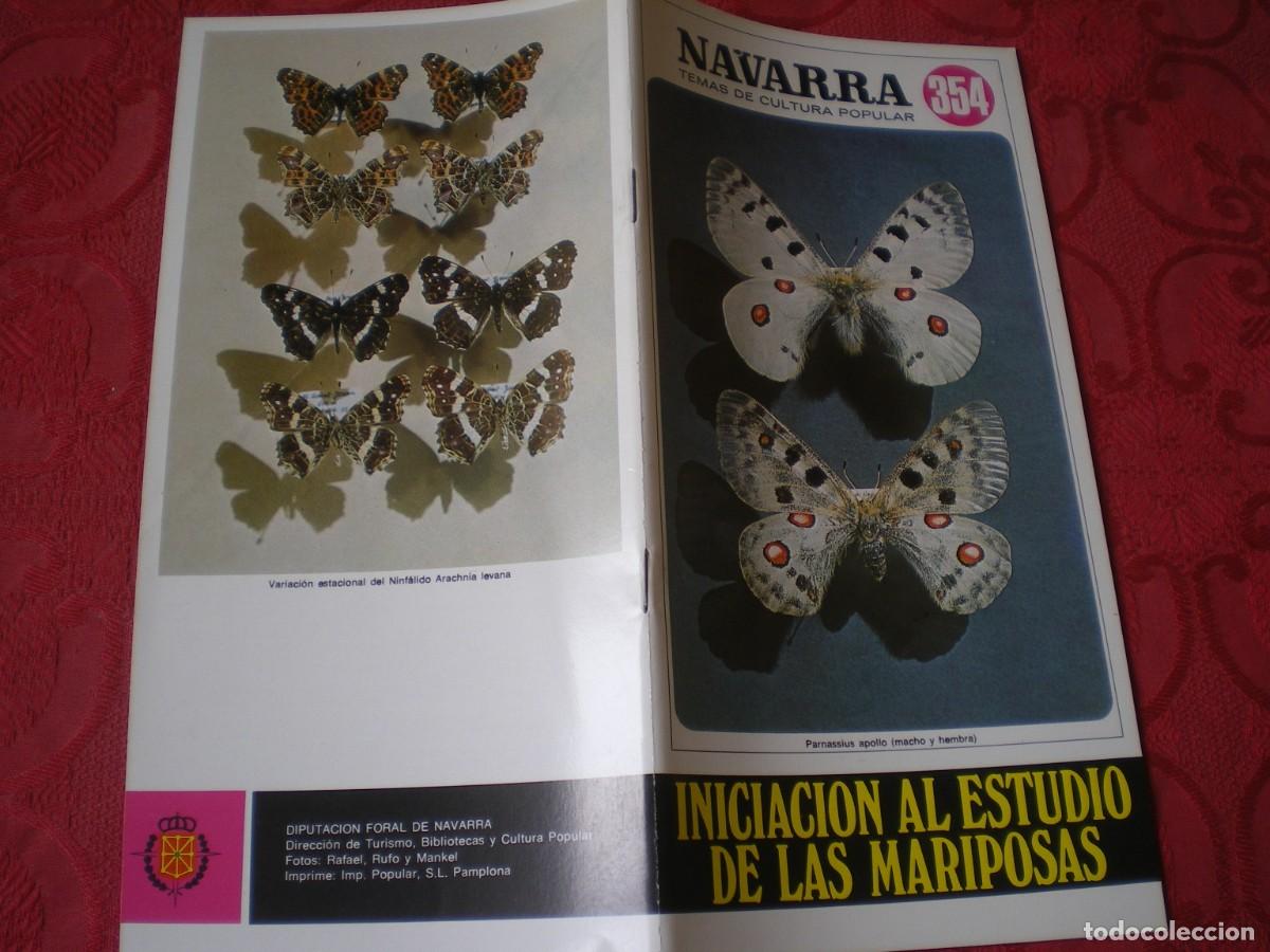 Libros de segunda mano: NAVARRA TEMAS DE CULTURA POPULAR 354. INICIACI&Oacute;N AL ESTUDIO DE LAS MARIPOSAS. TOM&Aacute;S LATASA ASSO.