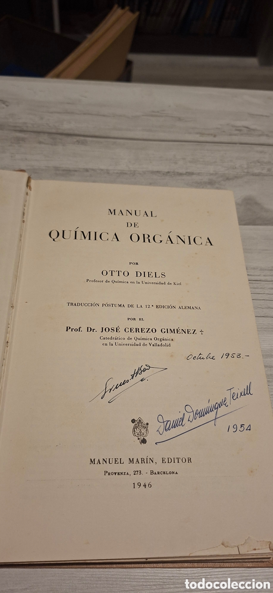 Libros de segunda mano de ciencias: Manual de Qu&iacute;mica Org&aacute;nica - Foto 4