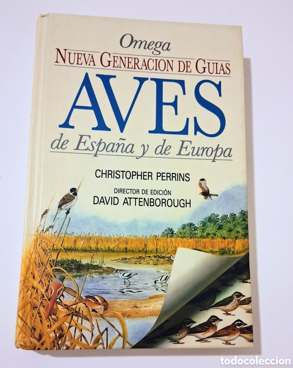 Libros de segunda mano: Aves de Espa&ntilde;a y de Europa - Christopher Perrins - Ed. Omega (1987) Tapa Dura