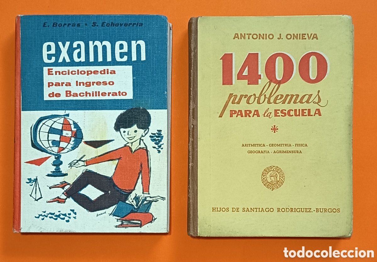 Libros de segunda mano de ciencias: 2 Libros : Enciclopedia examen.../ 1400 problemas