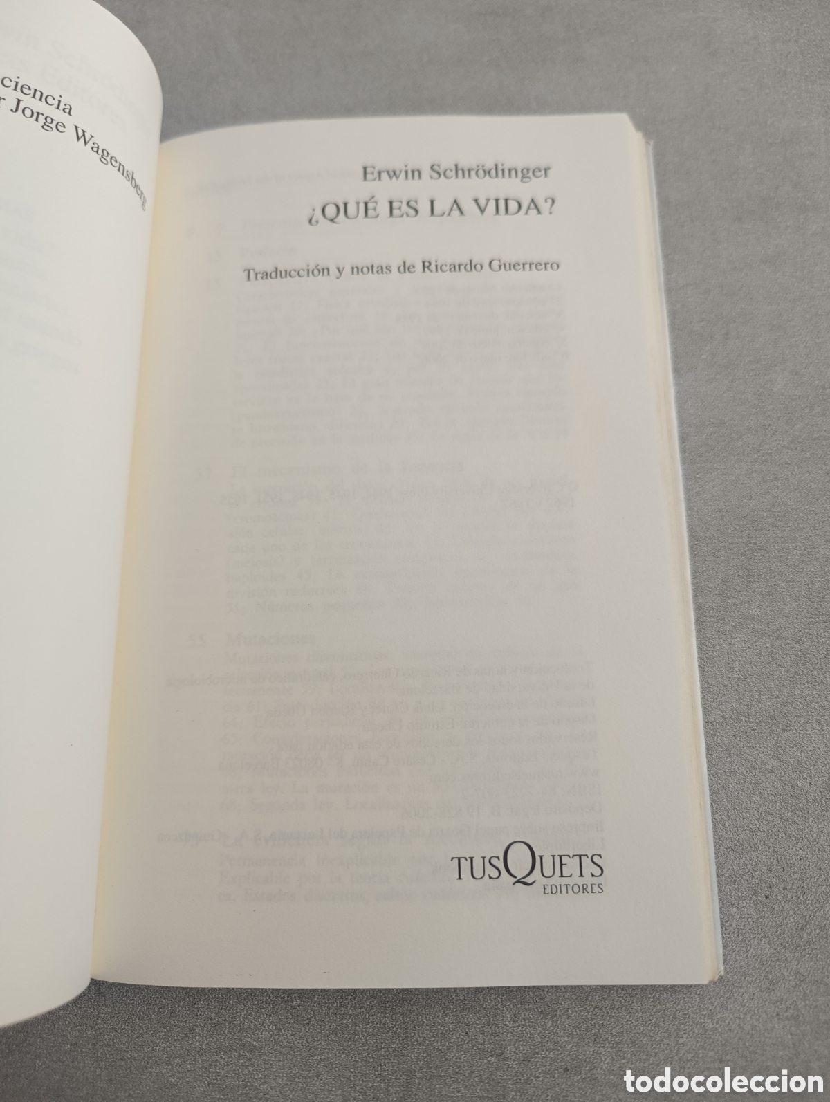 Libros de segunda mano: &iquest;QU&Eacute; ES LA VIDA? - ERWIN SCHR&Ouml;DINGER - Foto 4