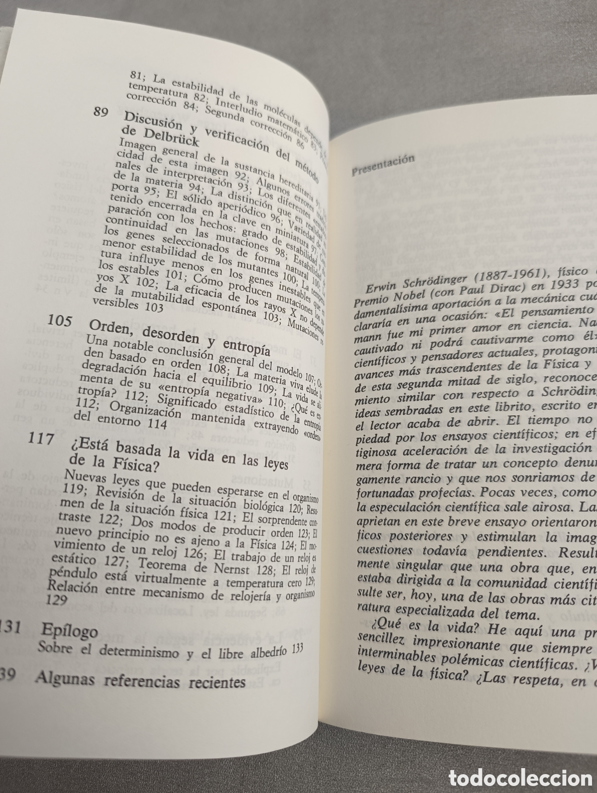 Libros de segunda mano: &iquest;QU&Eacute; ES LA VIDA? - ERWIN SCHR&Ouml;DINGER - Foto 6