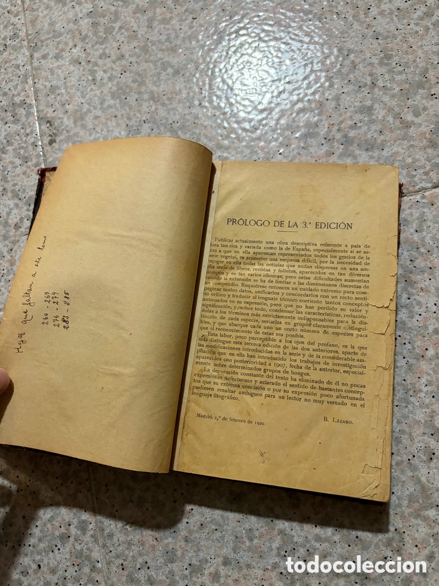 Libros de segunda mano: Blas93C l&aacute;zaro - bot&aacute;nica descriptiva - 1920 - Foto 4