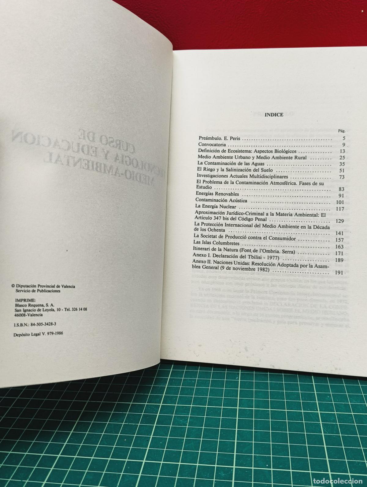 Libros de segunda mano: Curso de Tecnolog&iacute;a y Educaci&oacute;n Medio Ambiental - Foto 2
