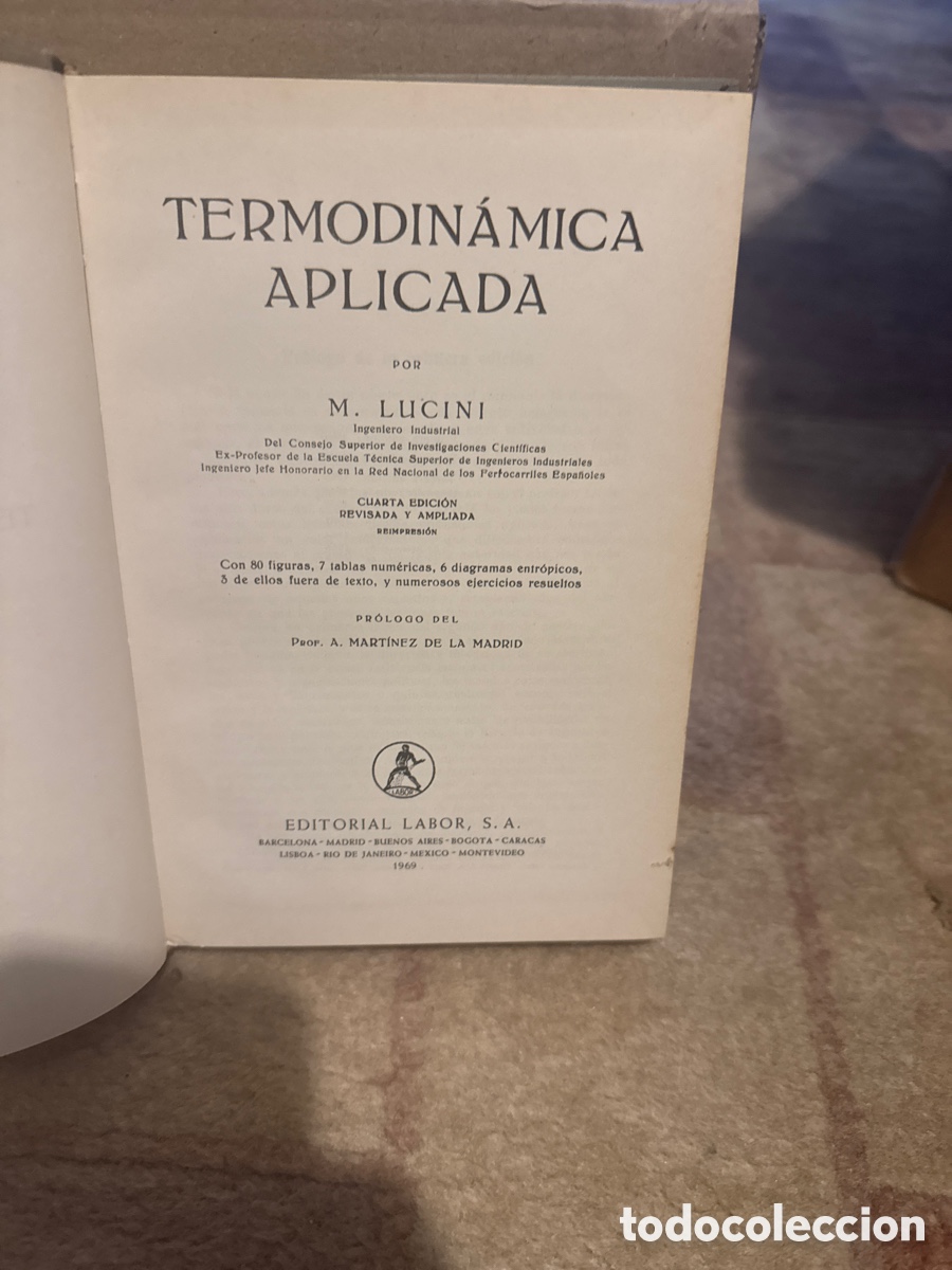 Libros de segunda mano de ciencias: Termodin&aacute;mica Aplicada - Foto 2