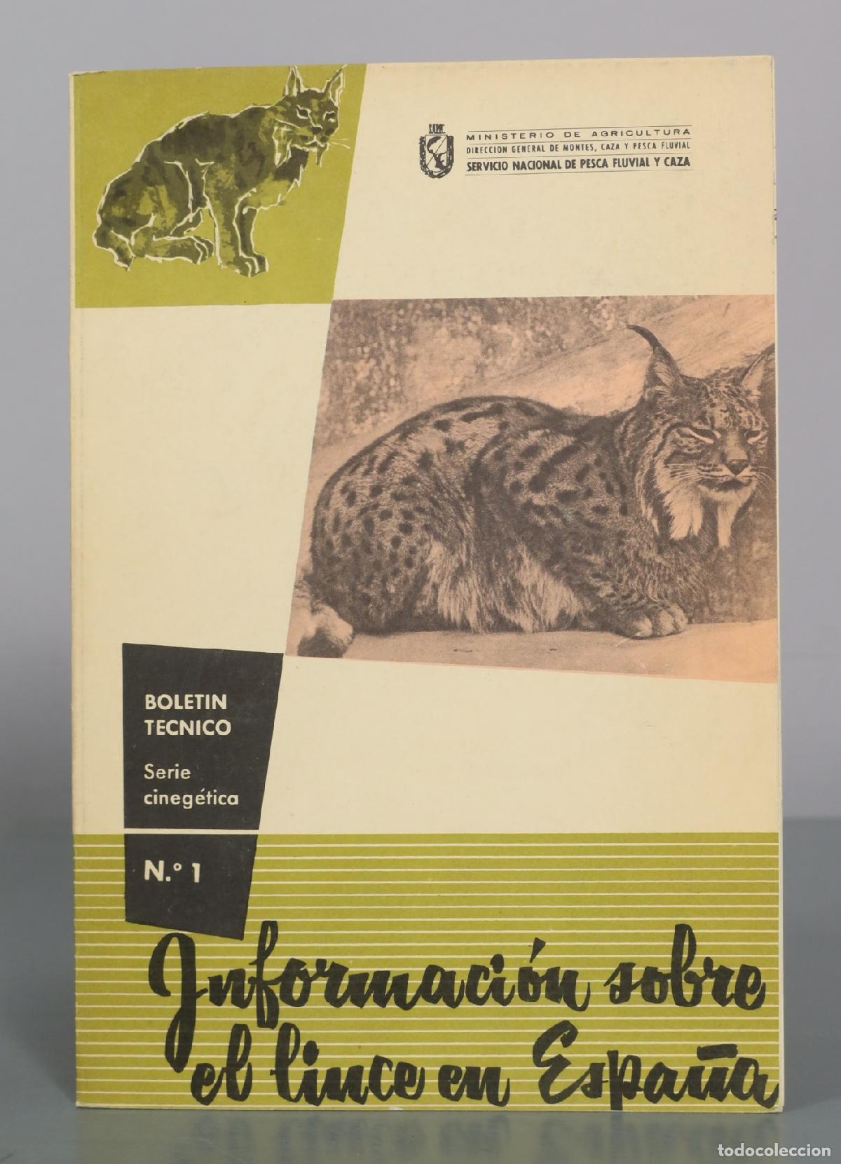 Libros de segunda mano: Informaci&oacute;n sobre el lince en Espa&ntilde;a - Ministerio de Agricultura