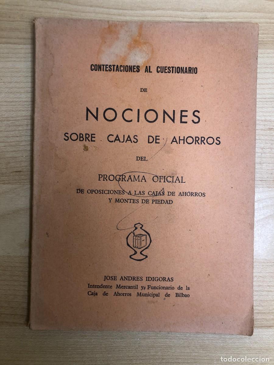 Libros de segunda mano de ciencias: Lote Jos&eacute; Andr&eacute;s Id&iacute;goras 5 libros oposiciones Cajas de Ahorros Montes de Piedad 1971 1972