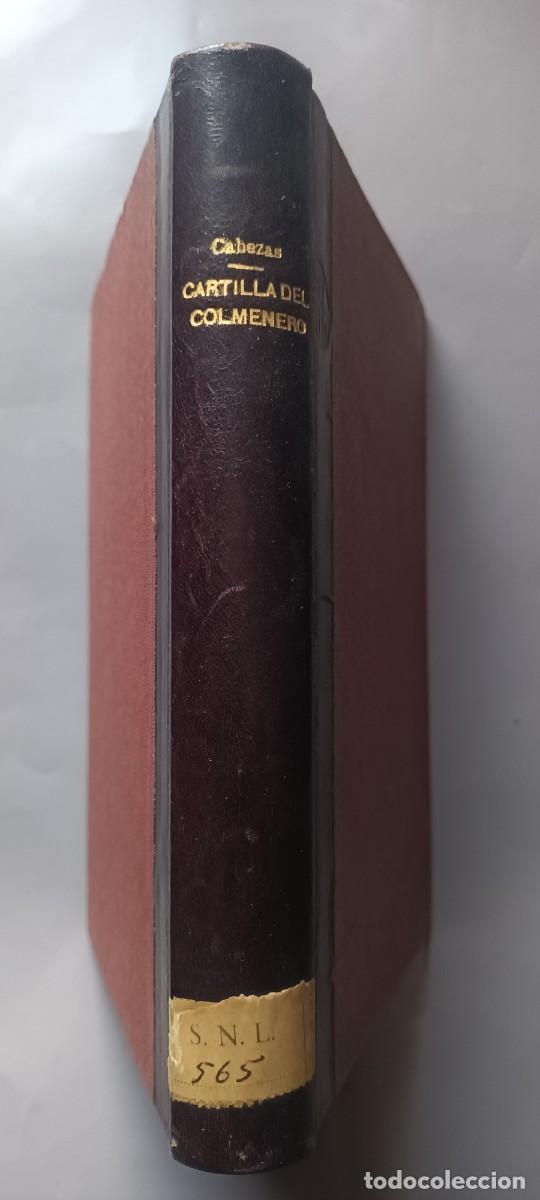 Libros de segunda mano: CARTILLA DEL COLMENERO -1951 -JAVIER CABEZAS - Foto 1