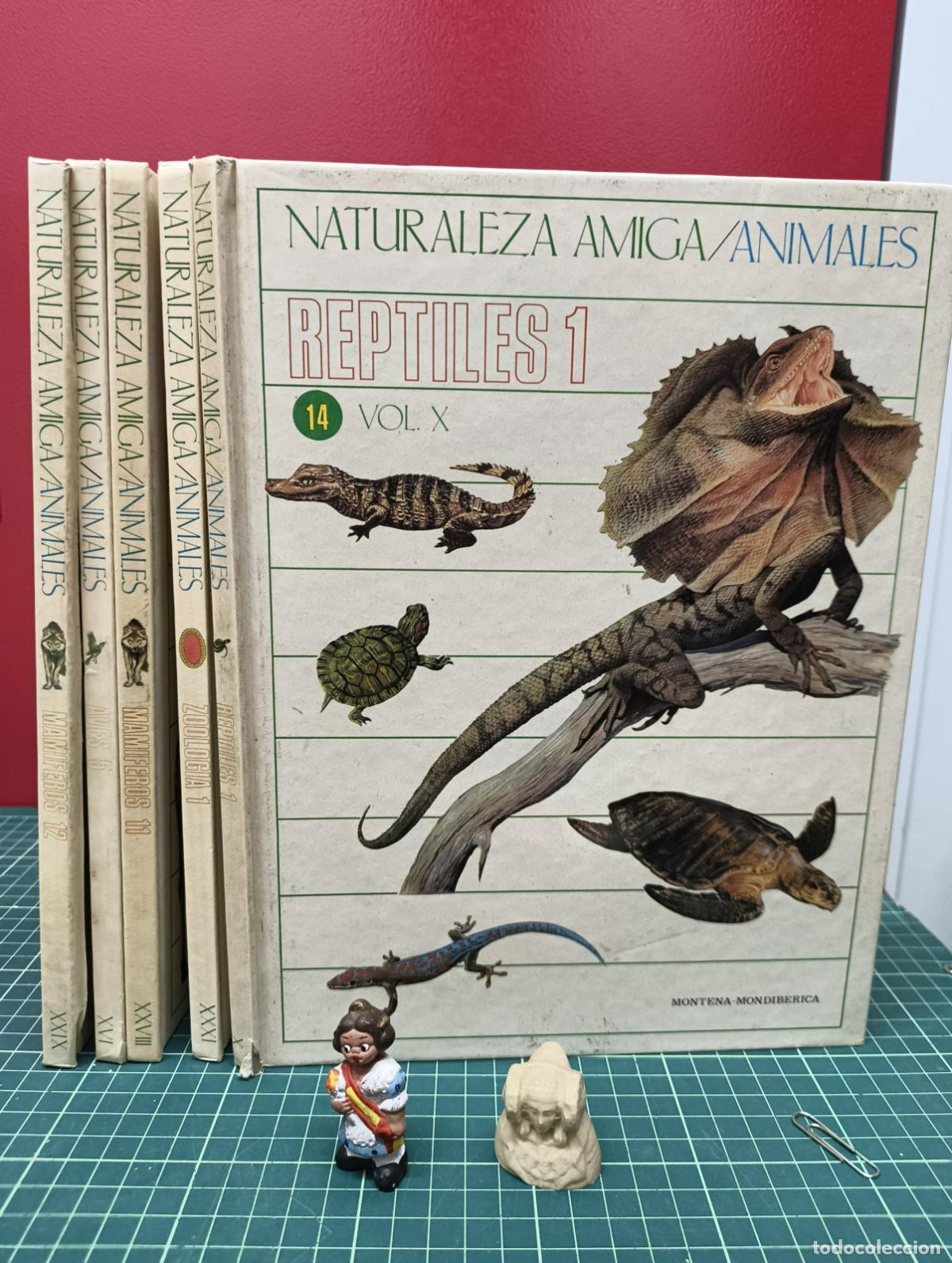 Libros de segunda mano: Naturaleza amiga Animales 5 tomos - Montena Mondadori