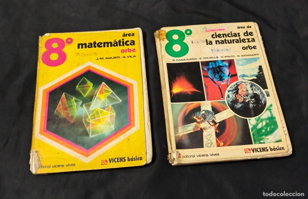 Libros de segunda mano de ciencias: 2 Libros de ciencias orbe de 8 de EGB