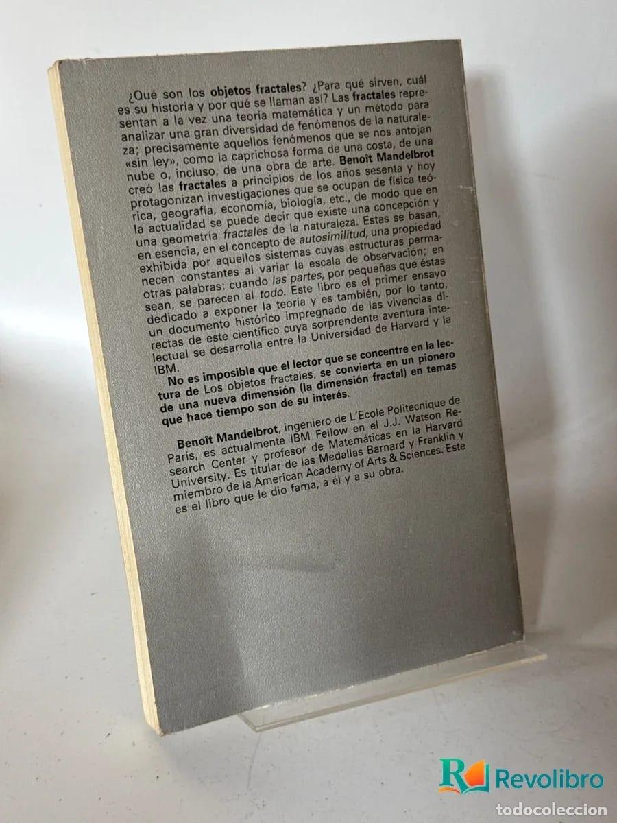 Libros de segunda mano de ciencias: Los objetos fractales - 1&ordf; edici&oacute;n - Beno&icirc;t Mandelbrot - Foto 2