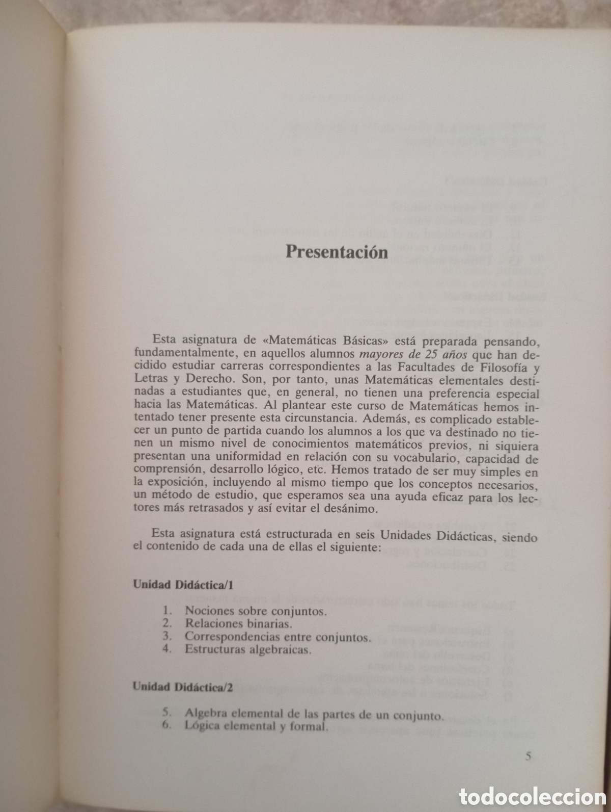 Libros de segunda mano de ciencias: MATEMATICAS BASICAS 1 Y 2 UNED - Foto 2