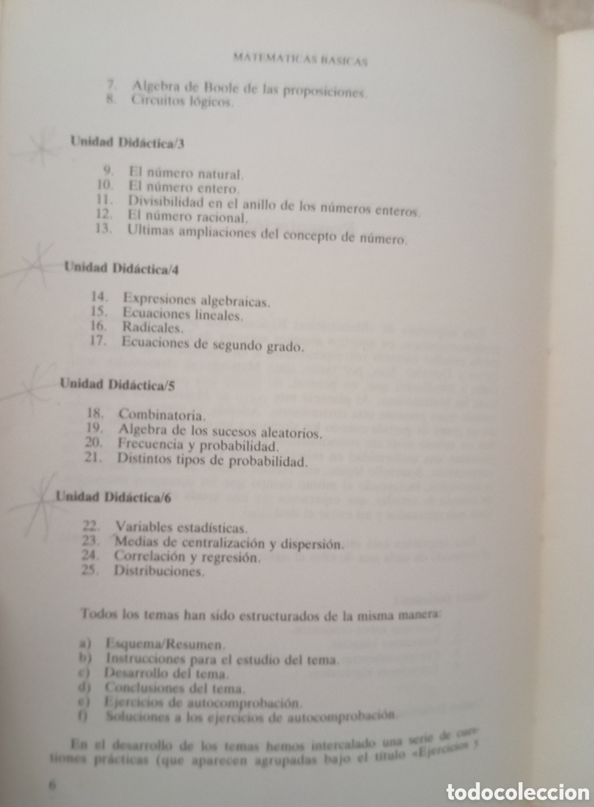 Libros de segunda mano de ciencias: MATEMATICAS BASICAS 1 Y 2 UNED - Foto 3