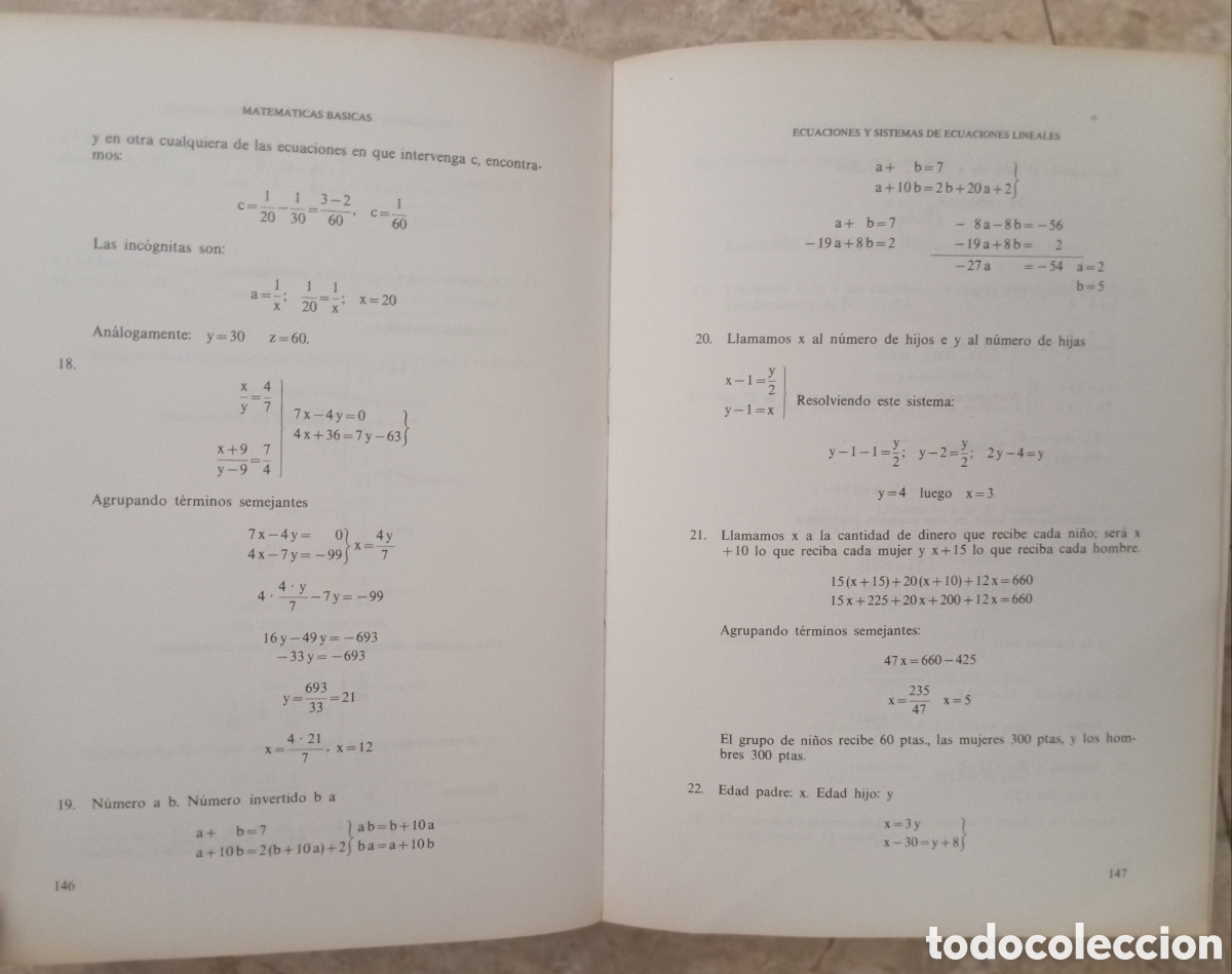 Libros de segunda mano de ciencias: MATEMATICAS BASICAS 1 Y 2 UNED - Foto 4