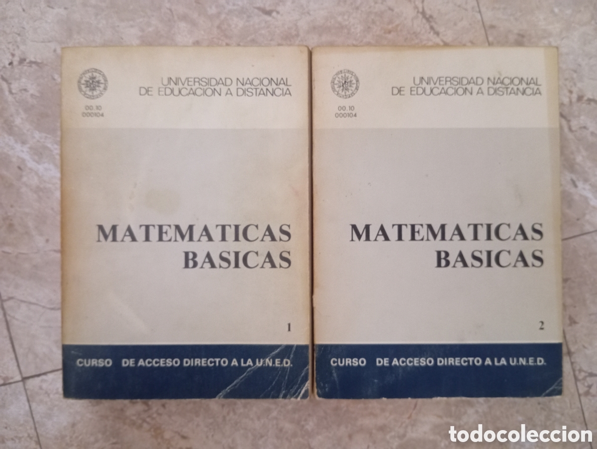 Libros de segunda mano de ciencias: MATEMATICAS BASICAS 1 Y 2 UNED
