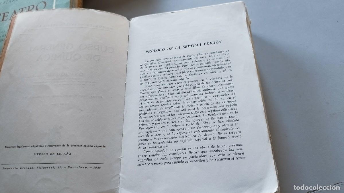Libros de segunda mano de ciencias: CURSO GENERAL DE QUIMICA / IGNACIO PUIG / EVA 215 / MANUEL MARIN - Foto 9