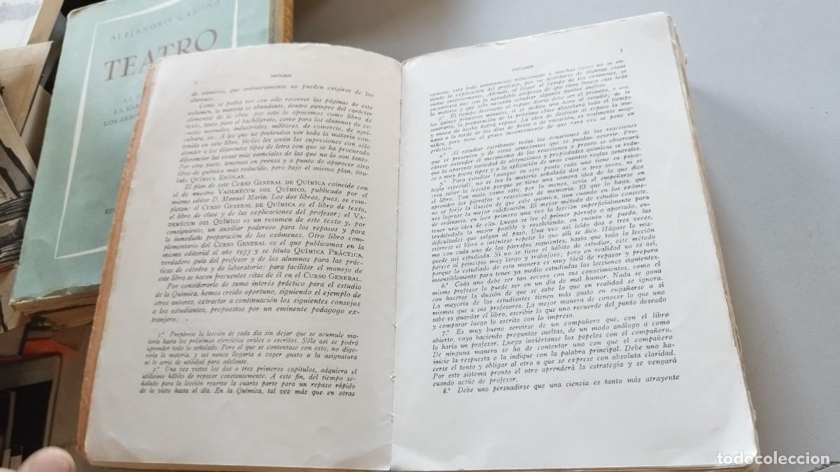 Libros de segunda mano de ciencias: CURSO GENERAL DE QUIMICA / IGNACIO PUIG / EVA 215 / MANUEL MARIN - Foto 10