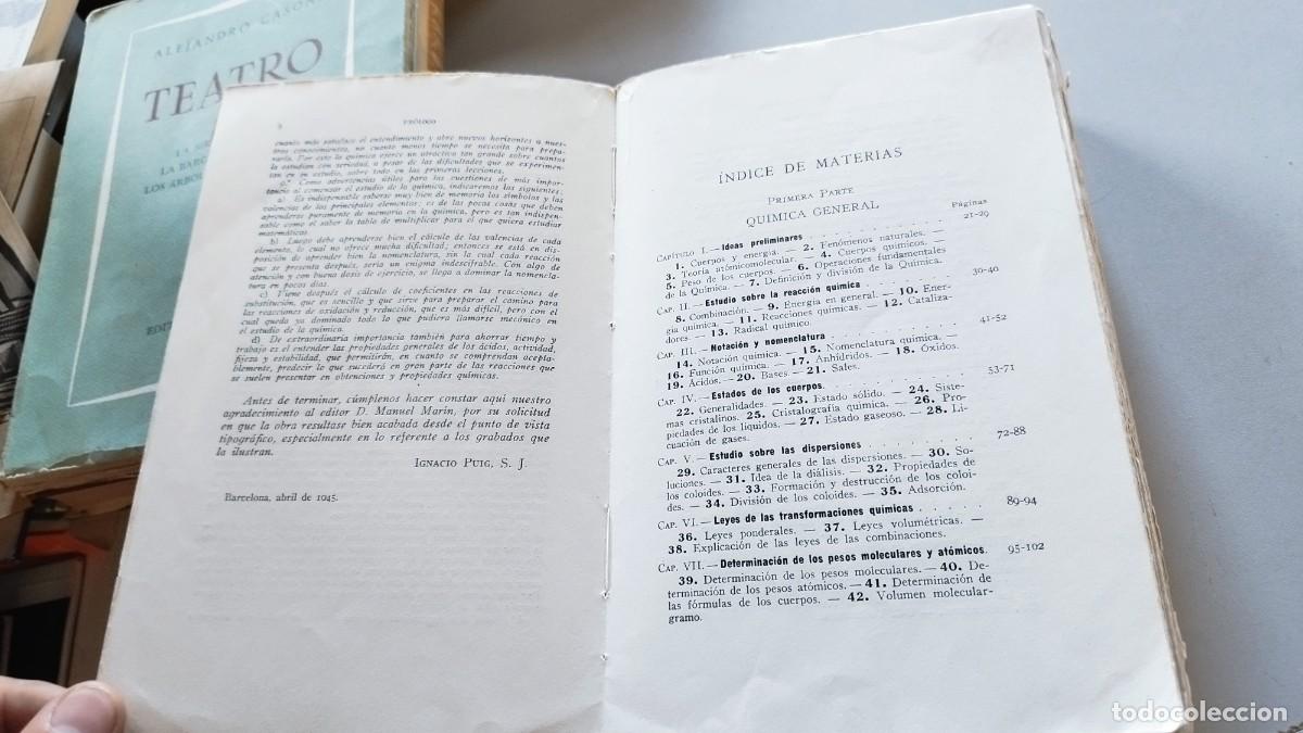 Libros de segunda mano de ciencias: CURSO GENERAL DE QUIMICA / IGNACIO PUIG / EVA 215 / MANUEL MARIN - Foto 11