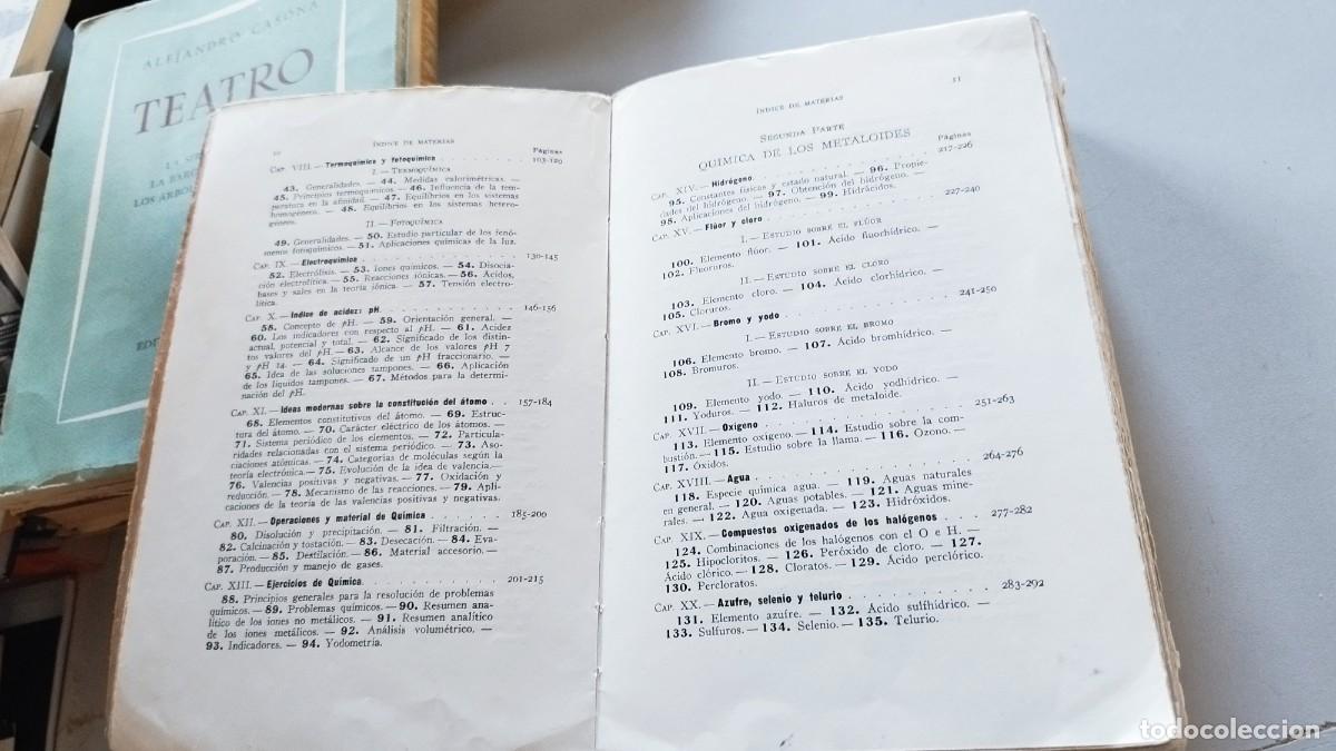 Libros de segunda mano de ciencias: CURSO GENERAL DE QUIMICA / IGNACIO PUIG / EVA 215 / MANUEL MARIN - Foto 12