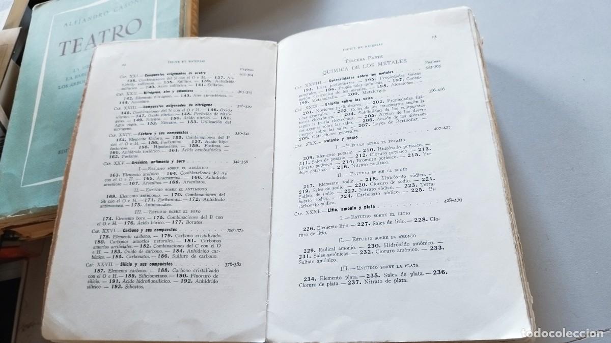 Libros de segunda mano de ciencias: CURSO GENERAL DE QUIMICA / IGNACIO PUIG / EVA 215 / MANUEL MARIN - Foto 13