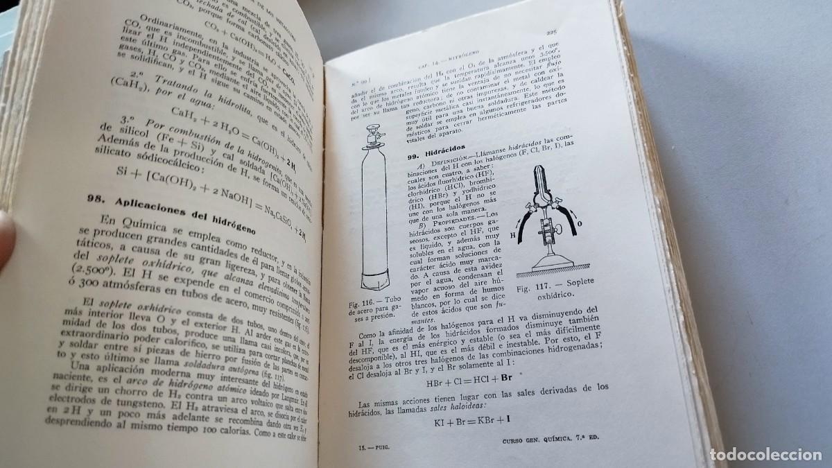 Libros de segunda mano de ciencias: CURSO GENERAL DE QUIMICA / IGNACIO PUIG / EVA 215 / MANUEL MARIN - Foto 20