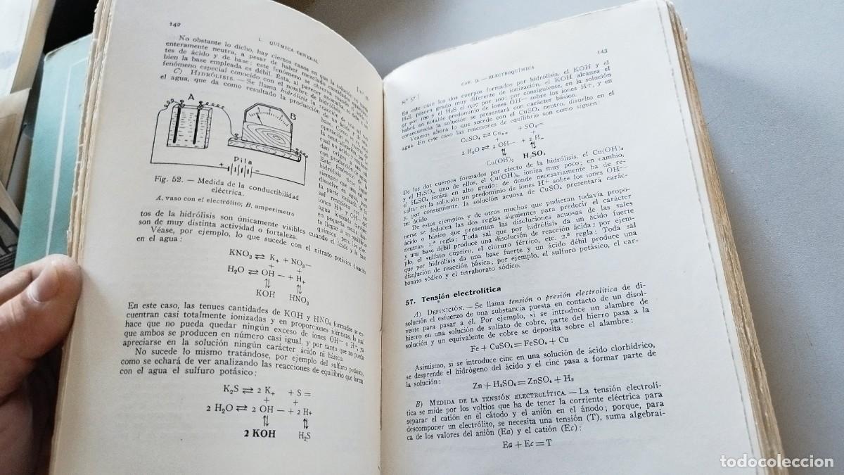 Libros de segunda mano de ciencias: CURSO GENERAL DE QUIMICA / IGNACIO PUIG / EVA 215 / MANUEL MARIN - Foto 26