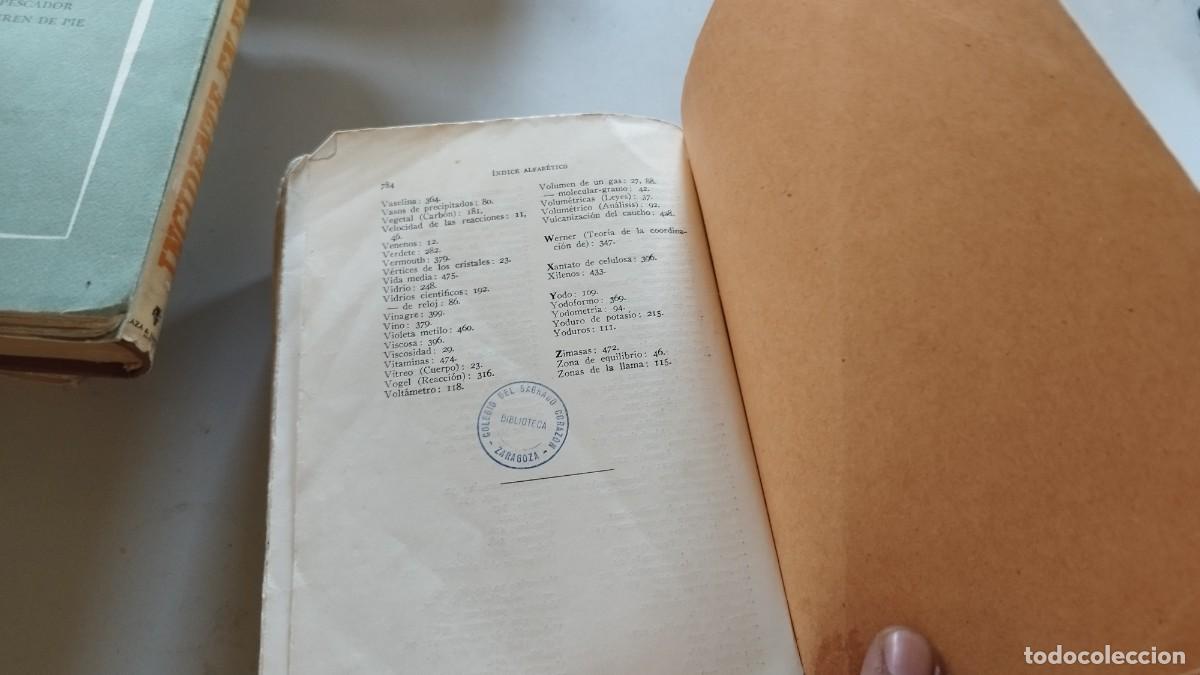 Libros de segunda mano de ciencias: CURSO GENERAL DE QUIMICA / IGNACIO PUIG / EVA 215 / MANUEL MARIN - Foto 30