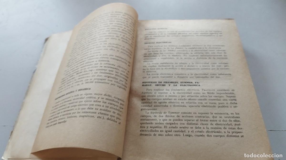 Libros de segunda mano de ciencias: ELECTROTECNIA ELEMENTAL / EUGENIO CUBILLO LOPEZ / GRAVOL 33 / DOSSAT - Foto 11