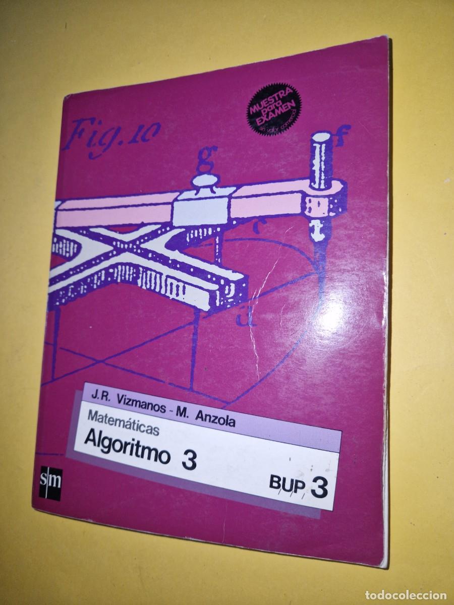 Libros de segunda mano de ciencias: MATEMATICAS BUP 3 - JR VIZMANOS - Foto 1