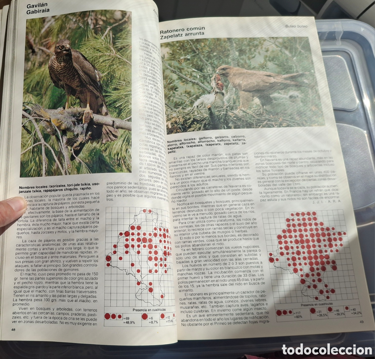 Libros de segunda mano: ATLAS DE LAS AVES NIDIFICANTES DE NAVARRA - Foto 3