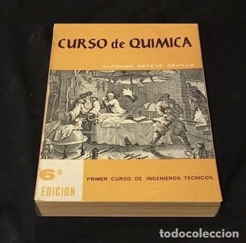 Second hand books of Sciences: M3411 - CURSO DE QUIMICA. PRIMER CURSO DE INGENIEROS TECNICOS. ALFONSO ESTEVE SEVILLA.