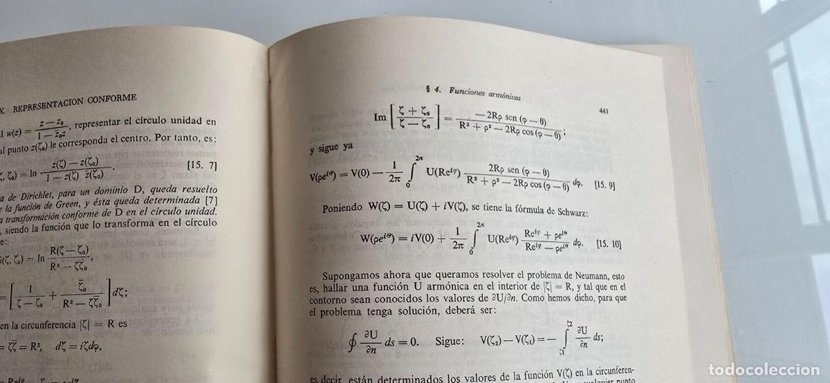 Libros de segunda mano de ciencias: COMPLEMENTOS DE MATEM&Aacute;TICAS (A. de Castro BRZEZICKI, 1972). - Foto 4