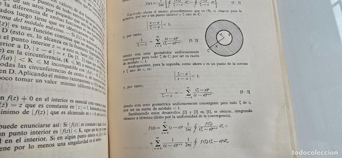 Libros de segunda mano de ciencias: COMPLEMENTOS DE MATEM&Aacute;TICAS (A. de Castro BRZEZICKI, 1972). - Foto 5