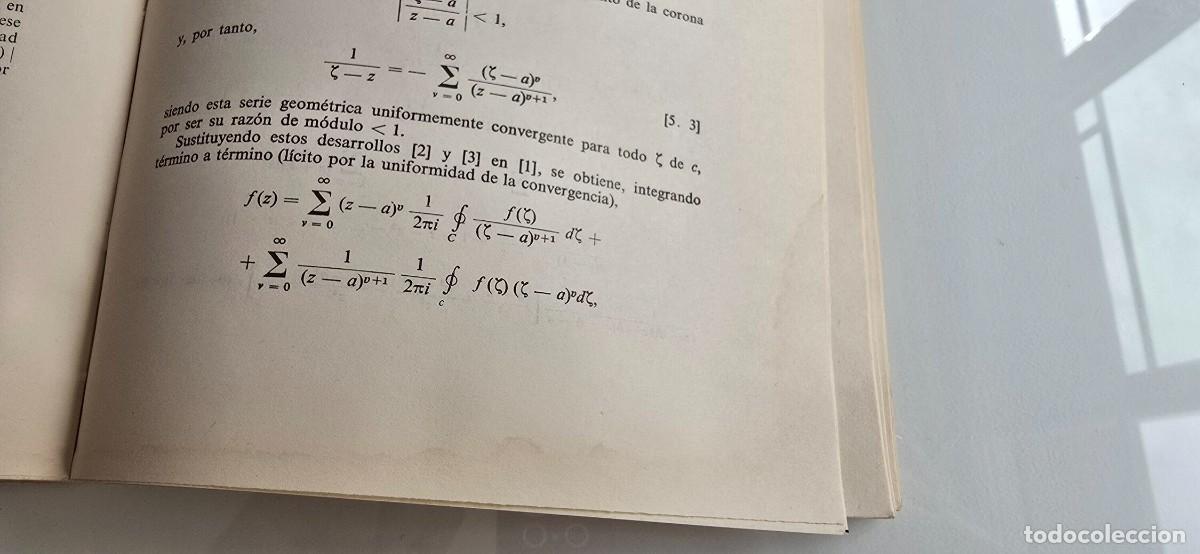 Libros de segunda mano de ciencias: COMPLEMENTOS DE MATEM&Aacute;TICAS (A. de Castro BRZEZICKI, 1972). - Foto 7
