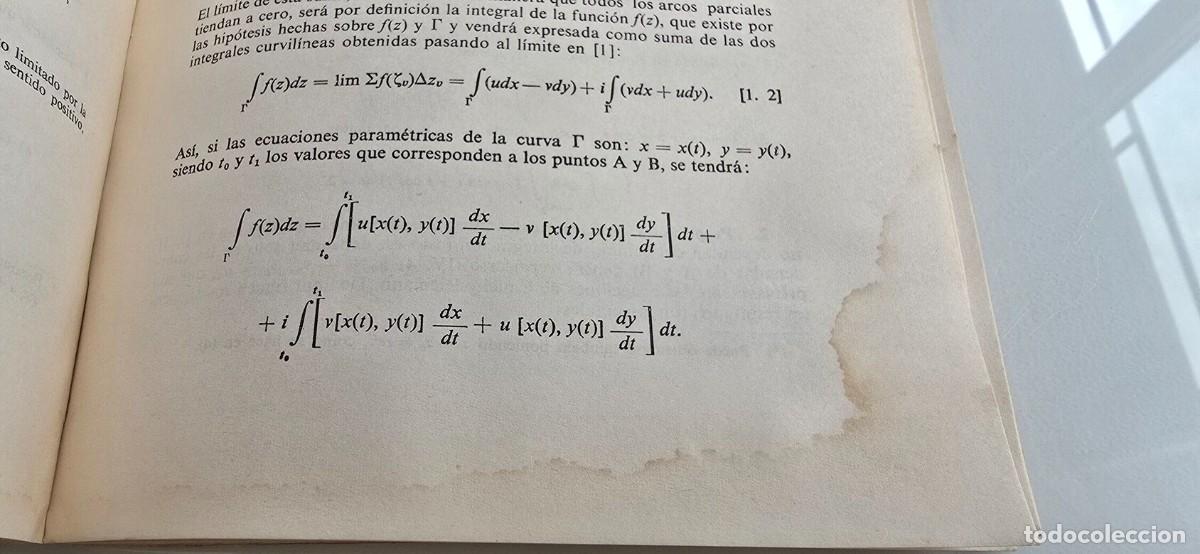Libros de segunda mano de ciencias: COMPLEMENTOS DE MATEM&Aacute;TICAS (A. de Castro BRZEZICKI, 1972). - Foto 8