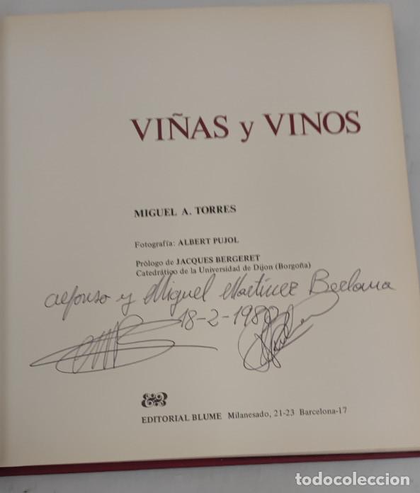 Libros de segunda mano: VI&Ntilde;AS Y VINOS, MIGUEL A.TORRES, EDITORIAL BLUME 1978, LIBRO - Foto 3