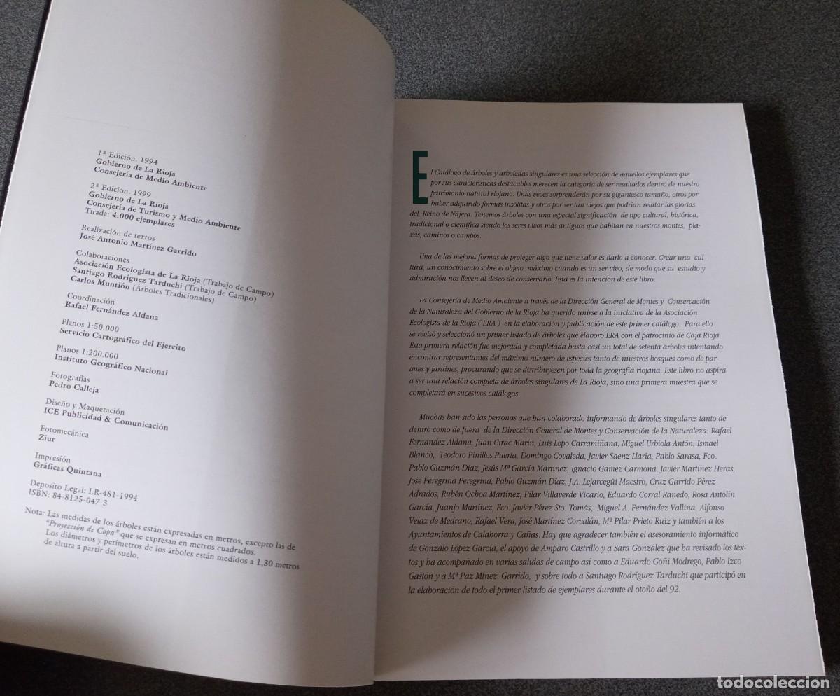 Libros de segunda mano: &Aacute;rboles Y Arboledas Singulares En La Rioja - Foto 4
