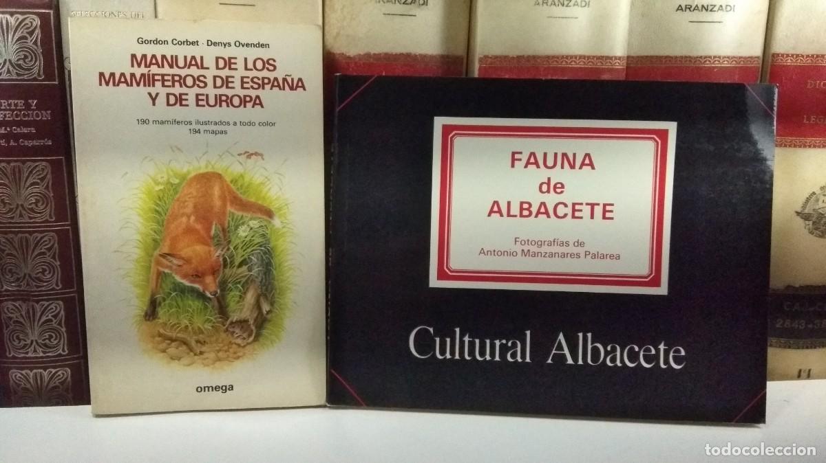 Libros de segunda mano: MANUAL DE LOS MAM&Iacute;FEROS DE ESPA&Ntilde;A Y DE EUROPA / FAUNA DE ALBACETE.