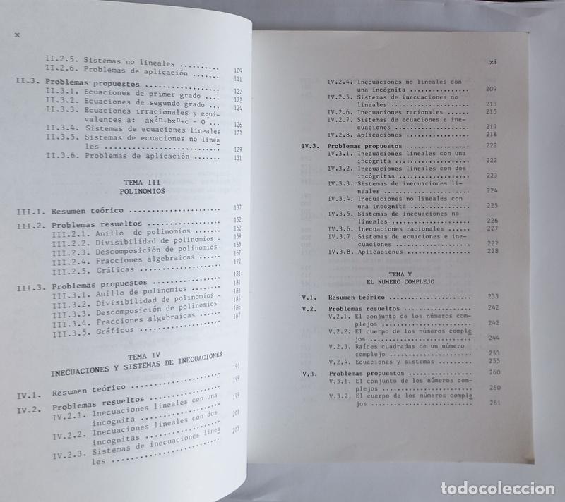 Libros de segunda mano de ciencias: MATEMATICAS - PROBLEMAS DE 1&ordm; DE BUP - A. FAIXES, J. RODA Y J. SANS - Foto 4