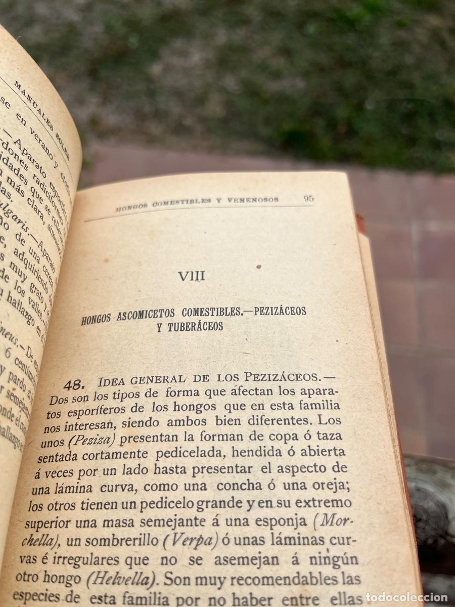 Libros de segunda mano: Libro Hongos comestibles y Venenosos, manuales Soler - Foto 6