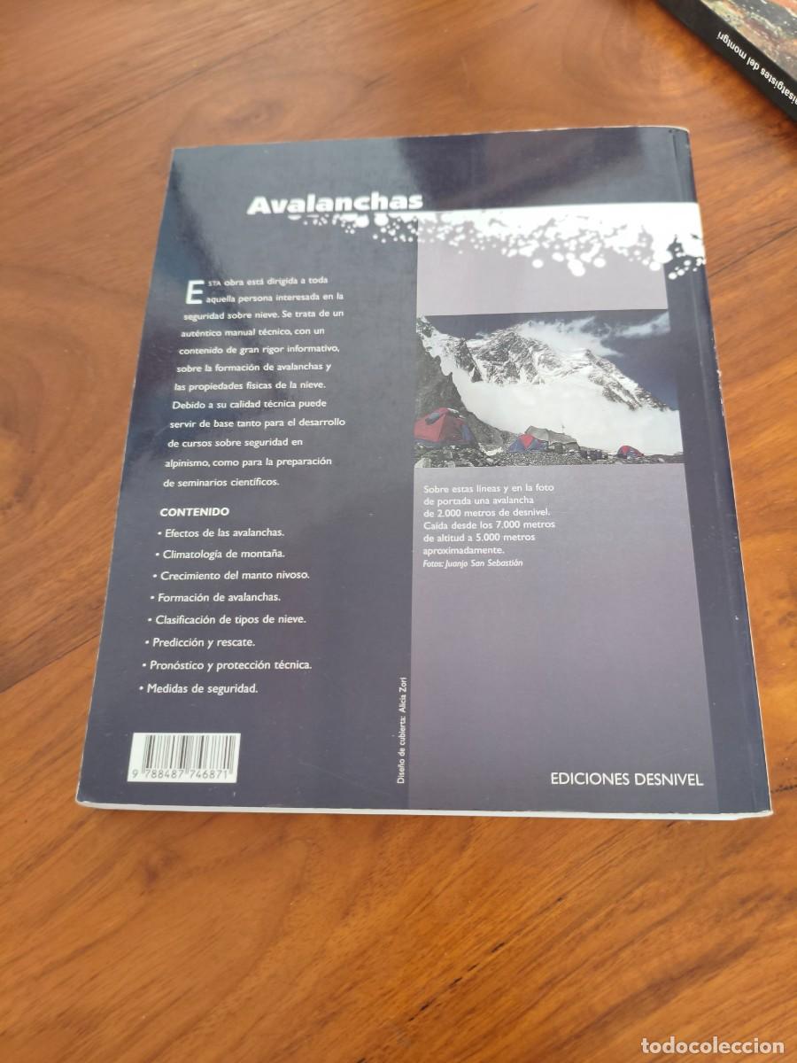 Libros de segunda mano: AVALANCHAS - EDICIONES DESNIVEL - MANUAL T&Eacute;CNICO - David McClung y Peter Schaerer - Foto 7