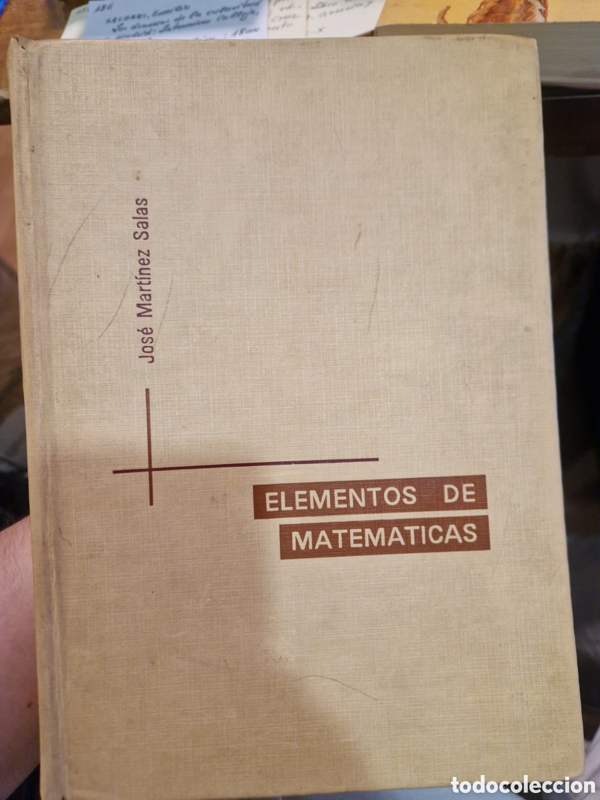 Gebrauchte B&uuml;cher der Wissenschaften: MART&Iacute;NEZ SALAS, Jos&eacute;. Elementos de matem&aacute;ticas