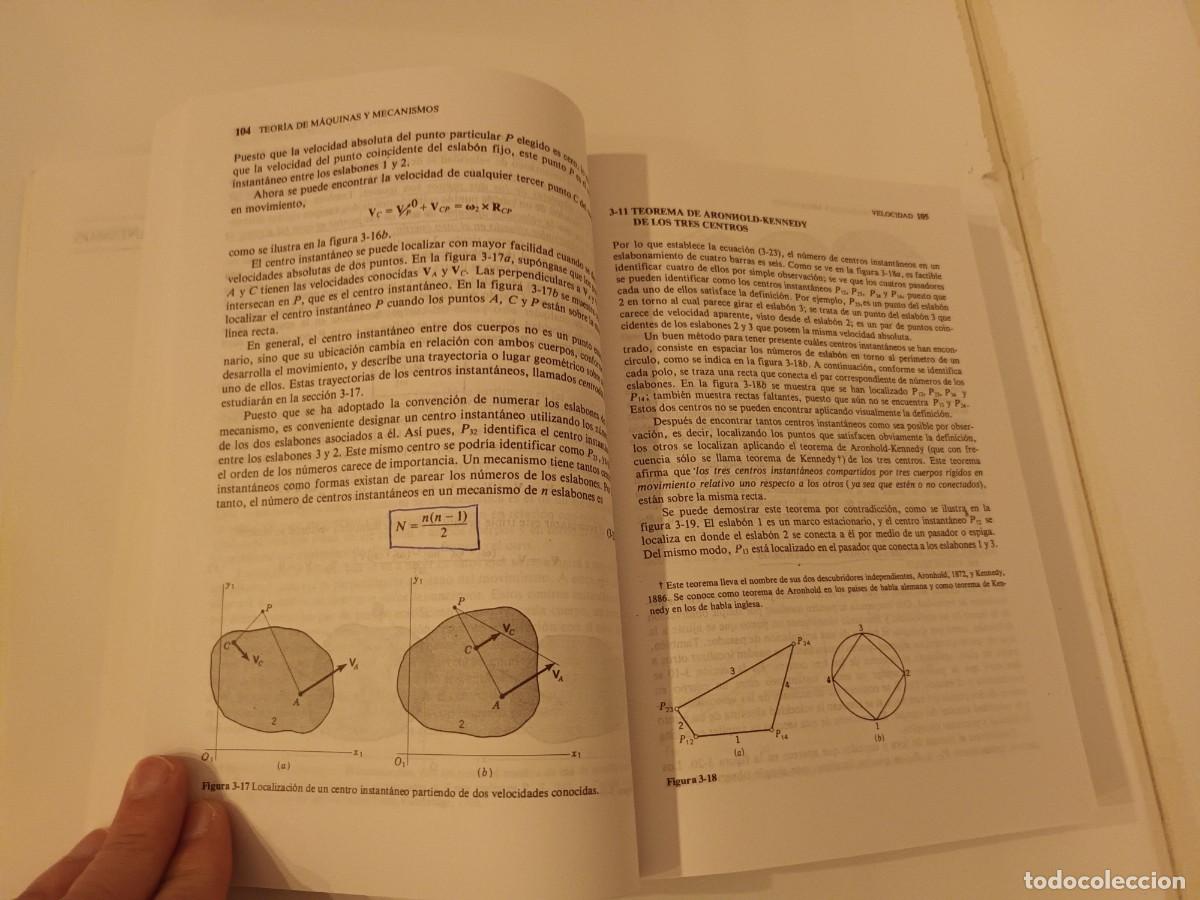Libros de segunda mano de ciencias: TEOR&Iacute;A DE M&Aacute;QUINAS Y MECANISMOS JOSEPH EDWARD SHIGLEY JOHN JOSEPH UICKER - Foto 3