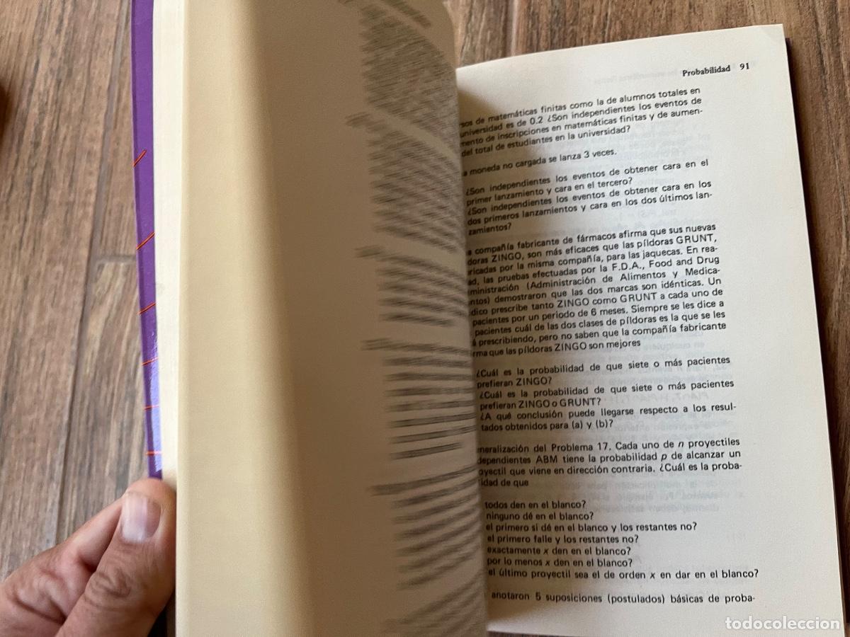 Libros de segunda mano de ciencias: FEIBER, Walter. - INTRODUCCION A LAS MATEMATICAS FINITAS - Foto 8
