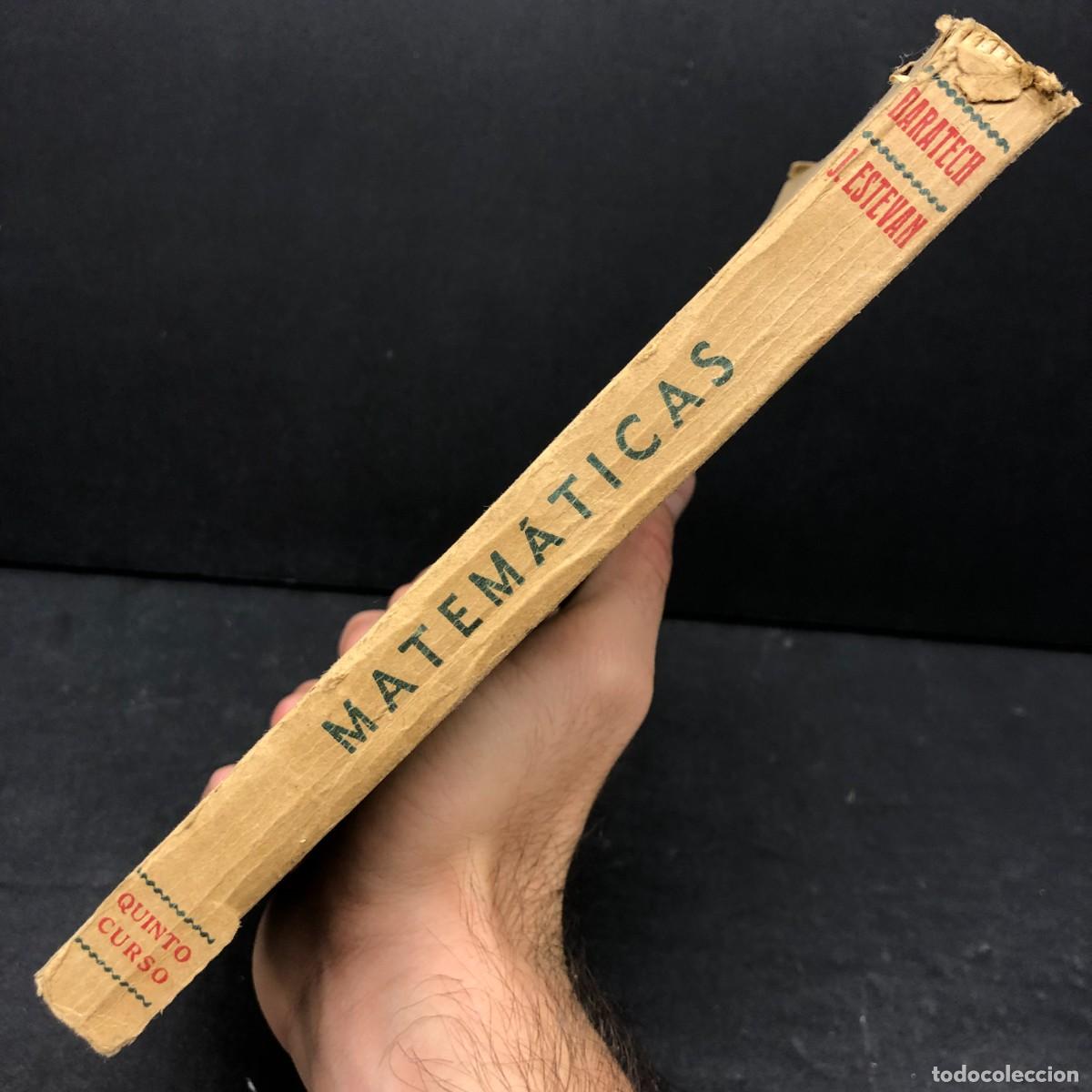 Libros de segunda mano de ciencias: MATEM&Aacute;TICAS - BARATECH - ESTEVAN CIRIQUIAN - QUINTO CURSO / 712 - Foto 3