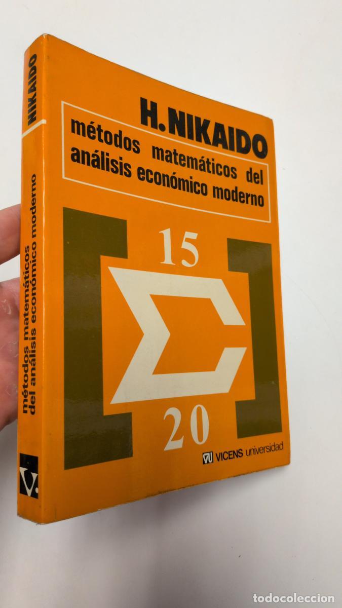 Second hand books of Sciences: Metodos Matem&aacute;ticos del An&aacute;lisis Econ&oacute;mico Moderno - Hukukane Nikaido
