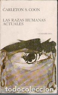 Libros de segunda mano: Las razas humanas actuales, Carleton S. Coon - Foto 1