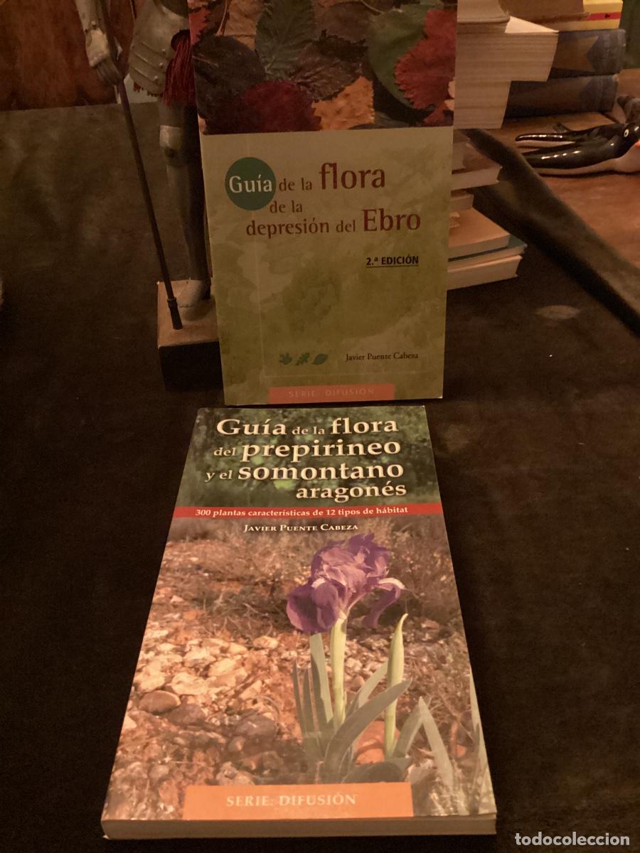 Libros de segunda mano: LOTE 2 GU&Iacute;AS DE FLORA. PREPIRINEO Y SOMONTANO ARAGON&Eacute;S / DEPRESI&Oacute;N DEL EBRO.
